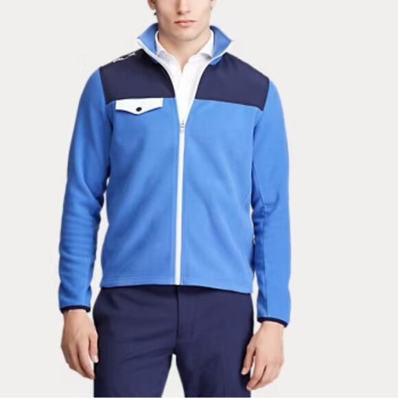 NWT RLX Ralph Lauren Fleece Mockneck Polar Full Zip Jacket size XL - Picture 1 of 15